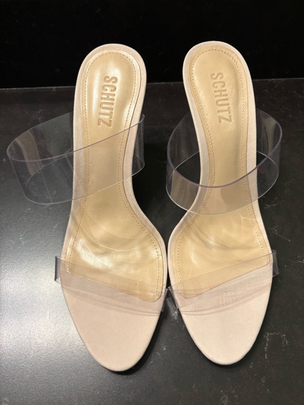 SCHUTZ Ariella Suede Sandal near Perfect Size 9